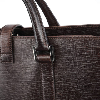 Gucci Large Brown Leather Tote Bag