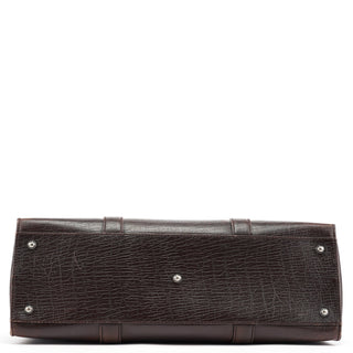 Gucci Large Brown Leather Tote Bag