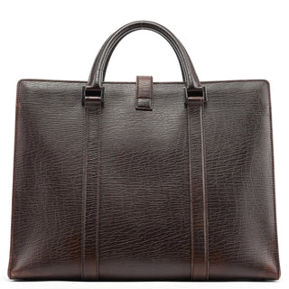 Gucci Large Brown Leather Tote Bag