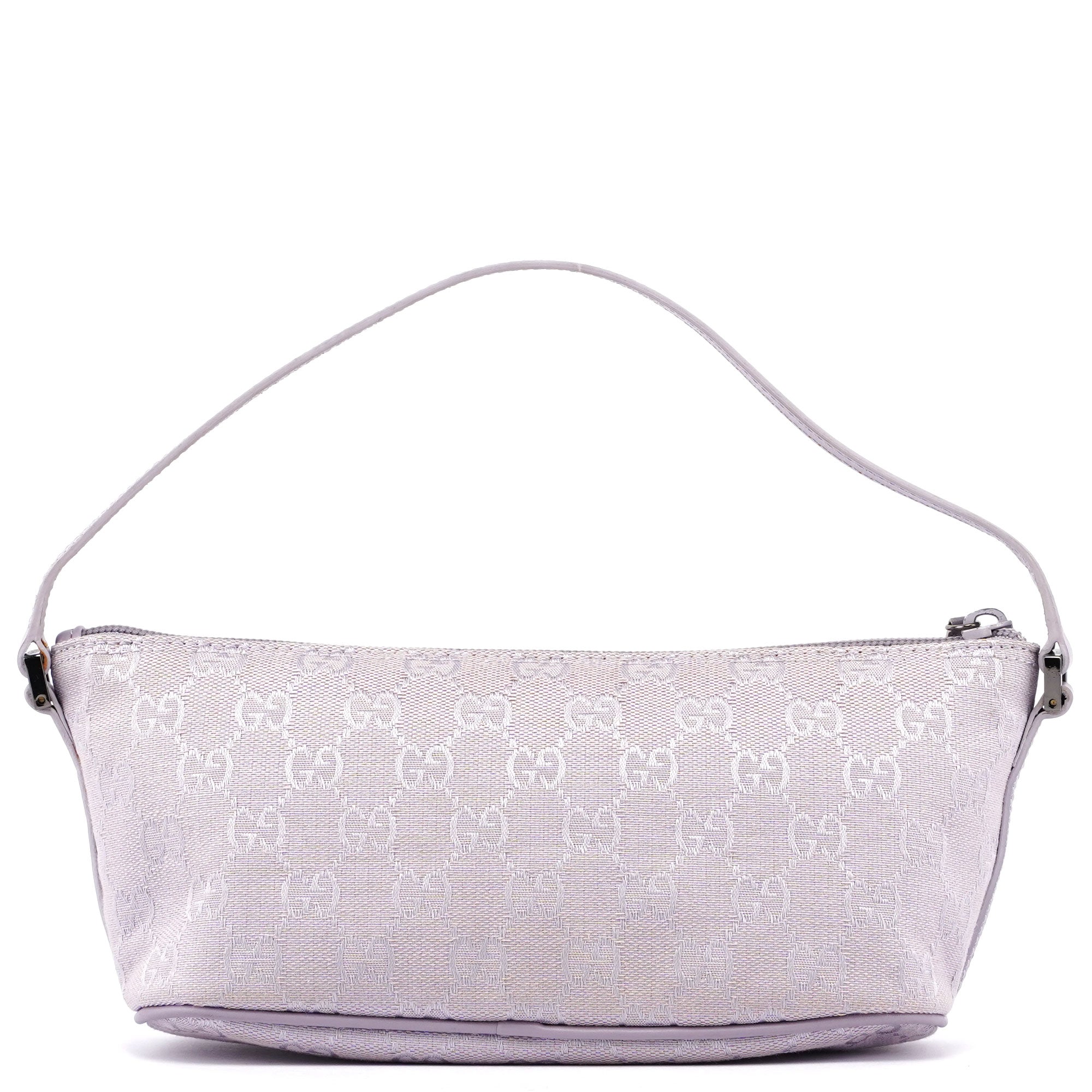 Gucci Lavender GG Boat Pochette