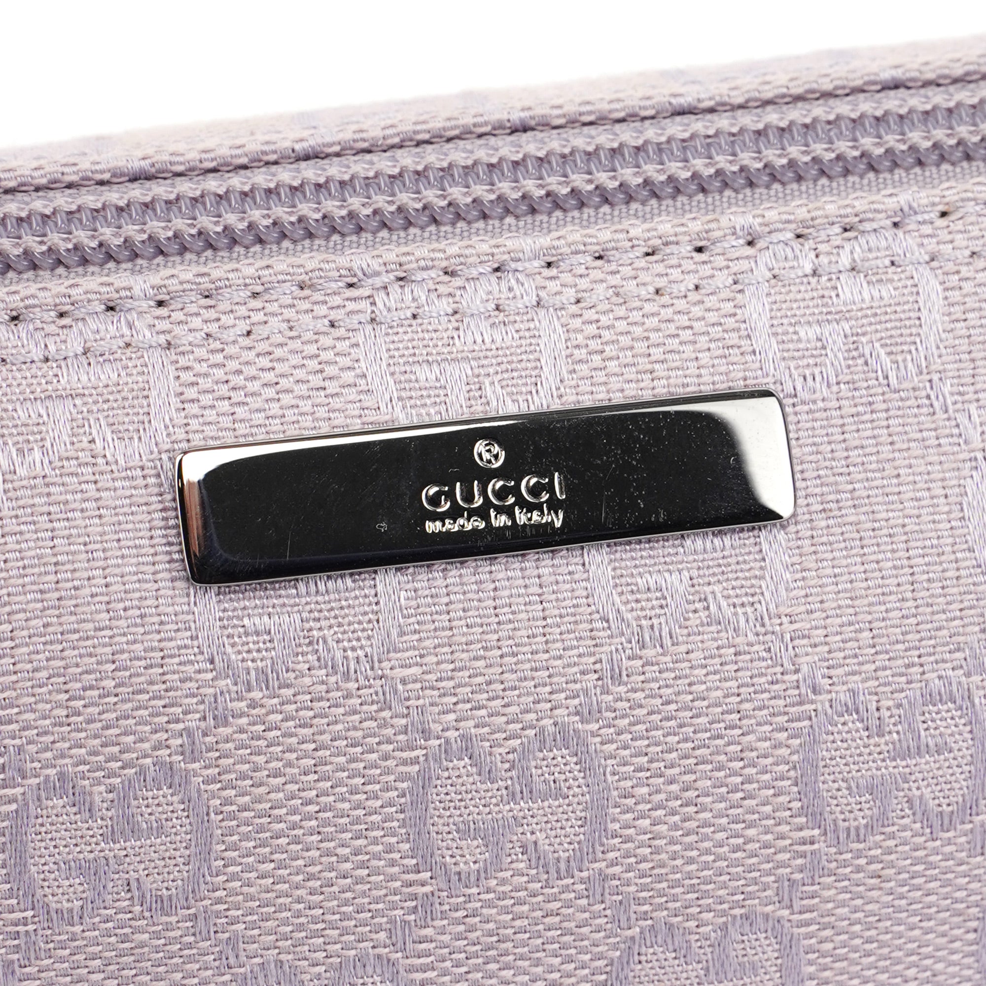 Gucci Lavender GG Boat Pochette