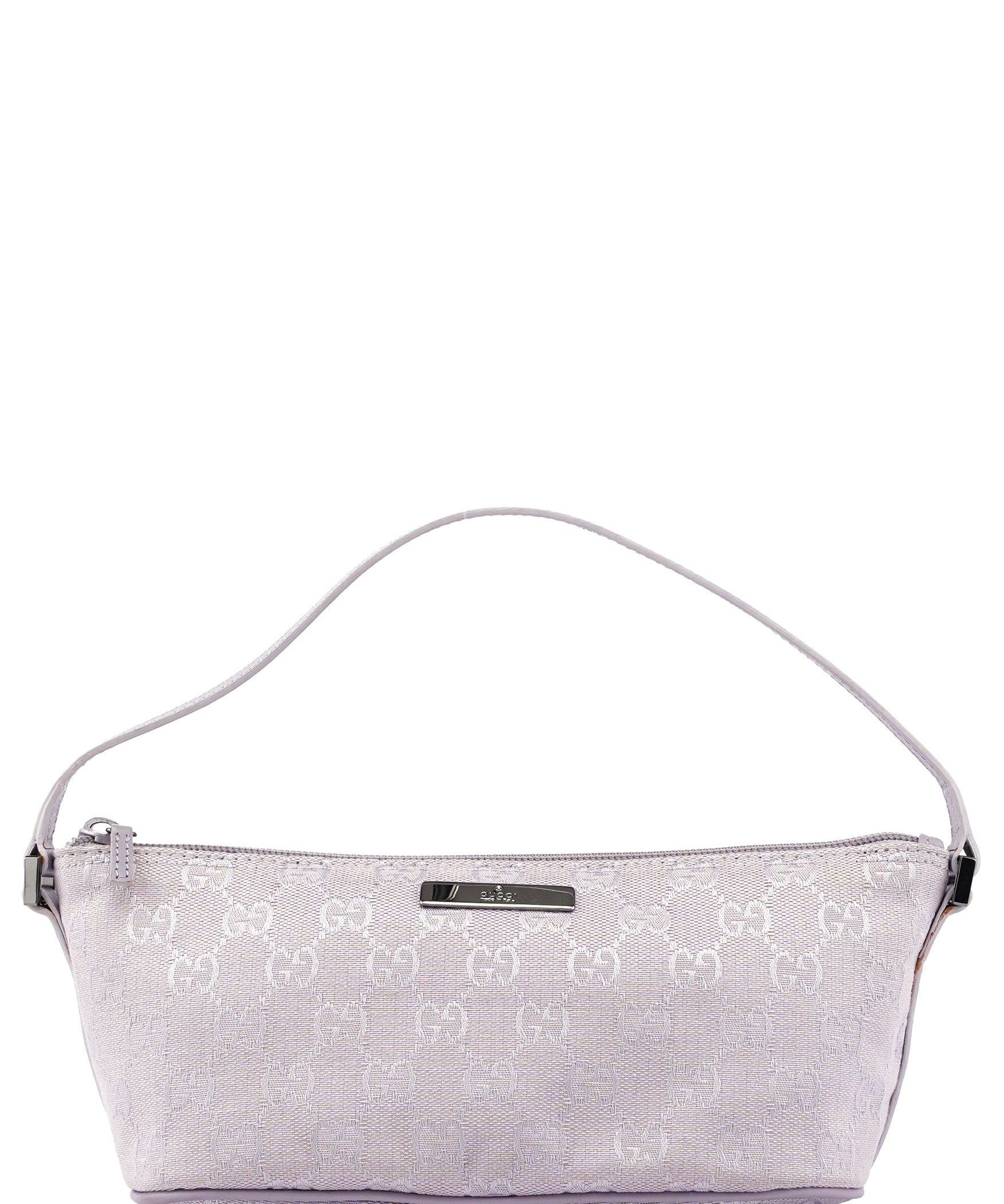 Gucci Lavender GG Boat Pochette