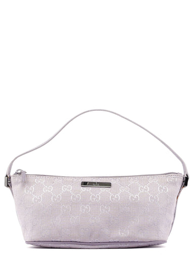 Gucci Lavender GG Boat Pochette