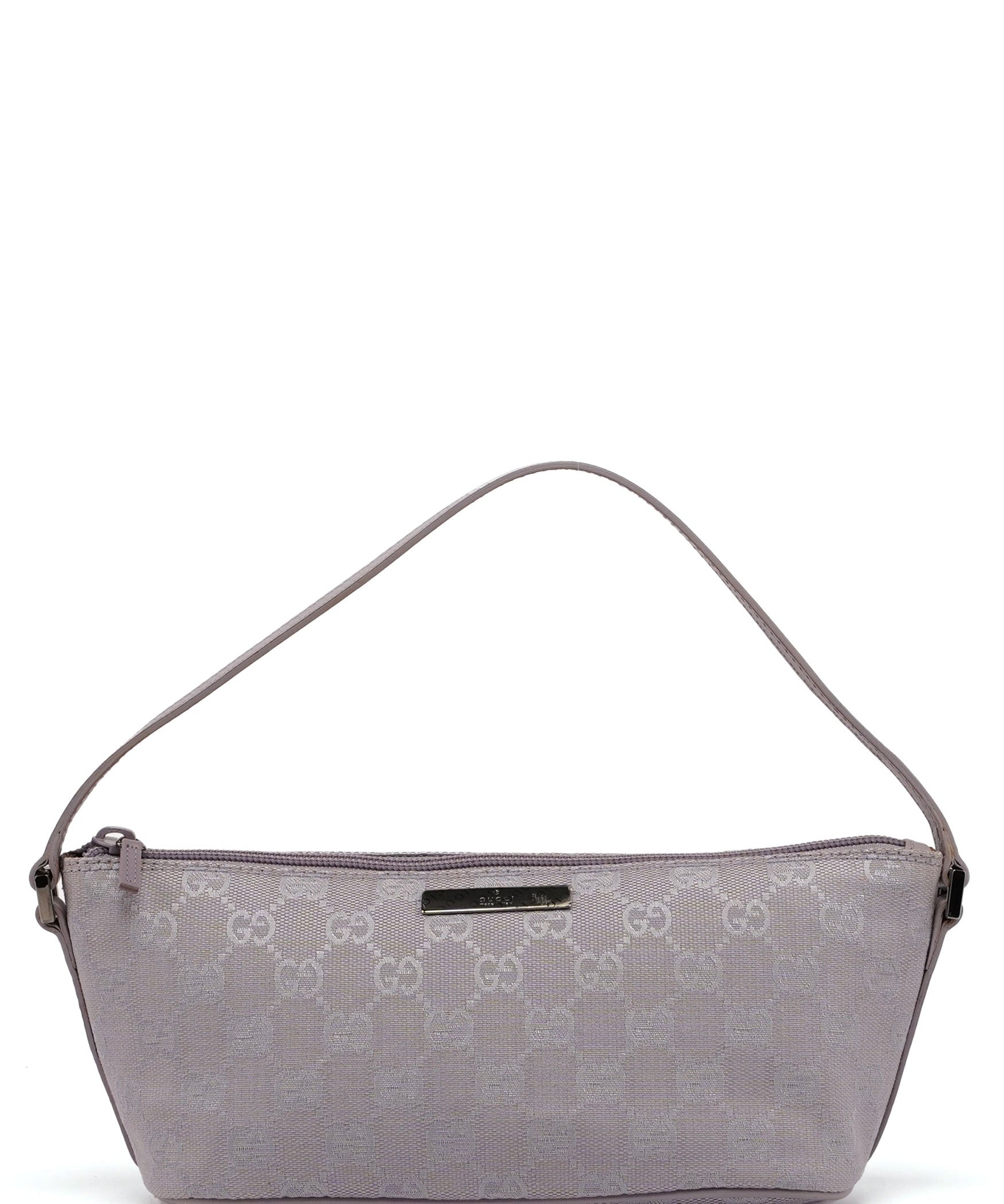 Gucci Lavender GG Monogram Boat Pochette