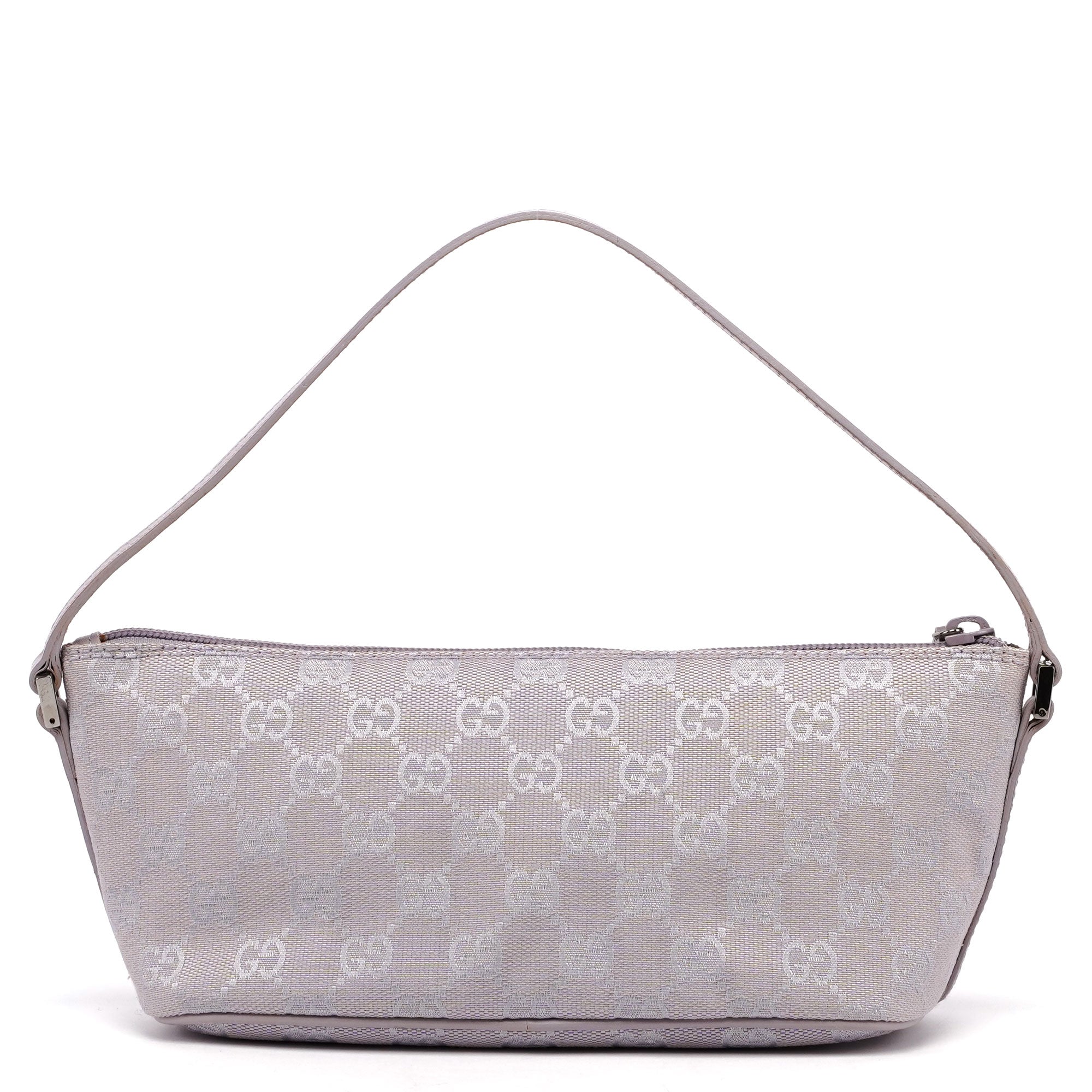 Gucci 07198 GG Boat Pochette en toile GG lilas