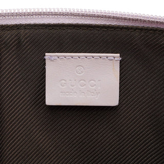 Gucci Lavender GG Monogram Boat Pochette