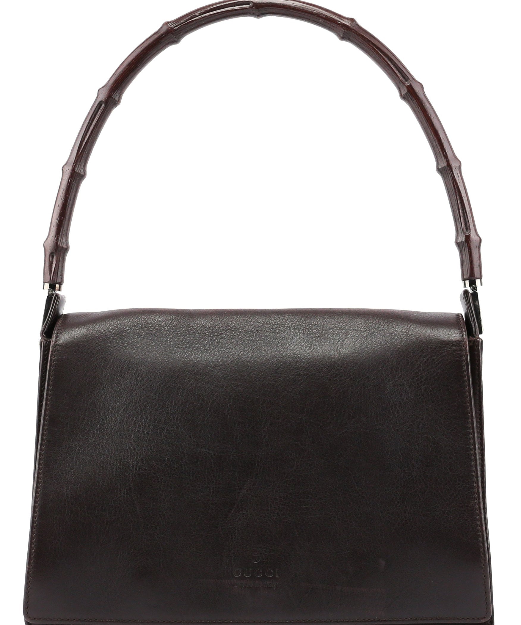 Gucci Leather Bamboo Shoulder Bag