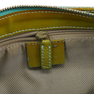 Gucci Light Blue GG Patent Leather Shoulder Bag