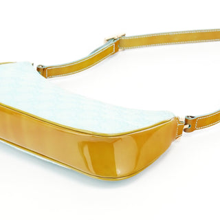 Gucci Light Blue GG Patent Leather Shoulder Bag