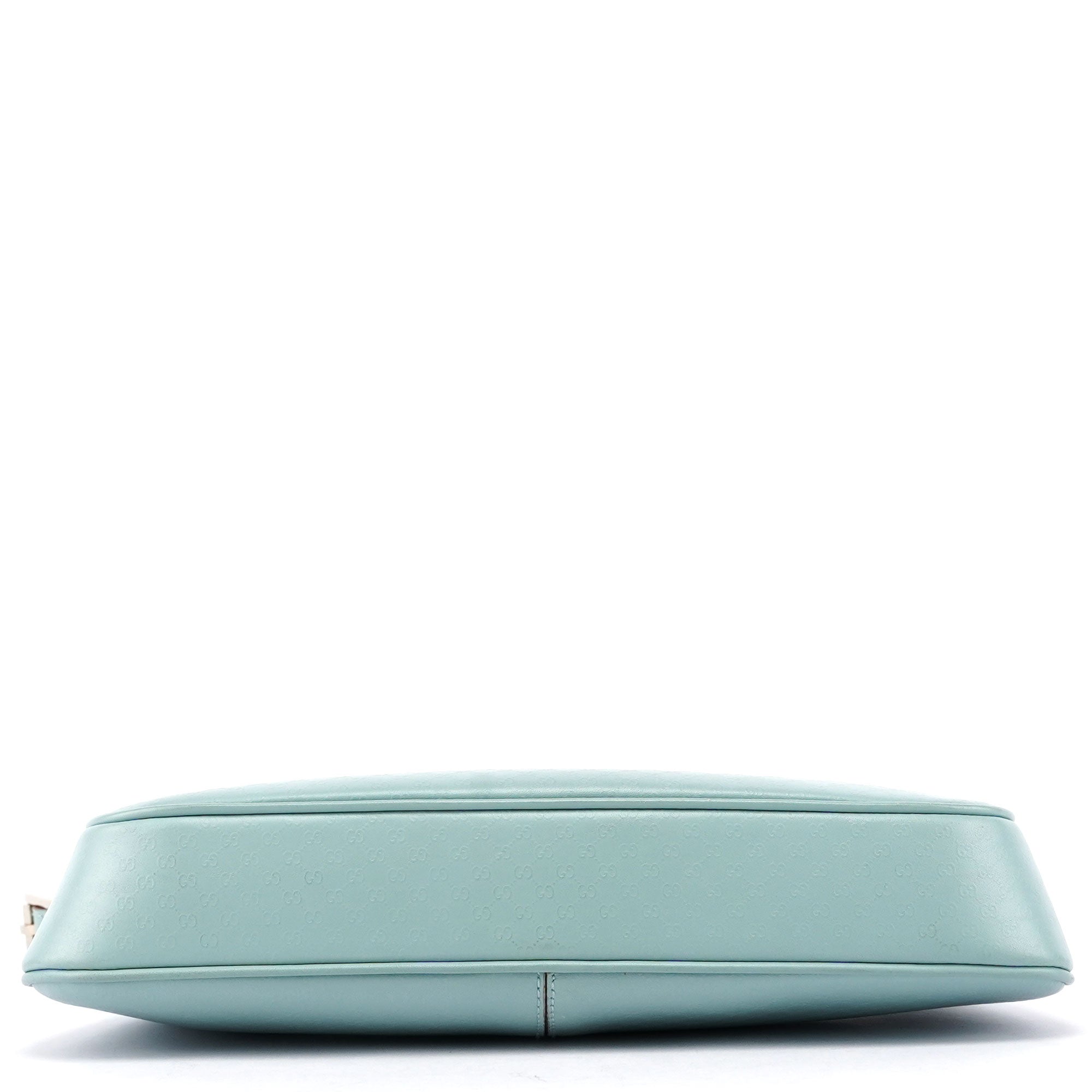 Gucci Sac hobo Micro GG en cuir bleu clair