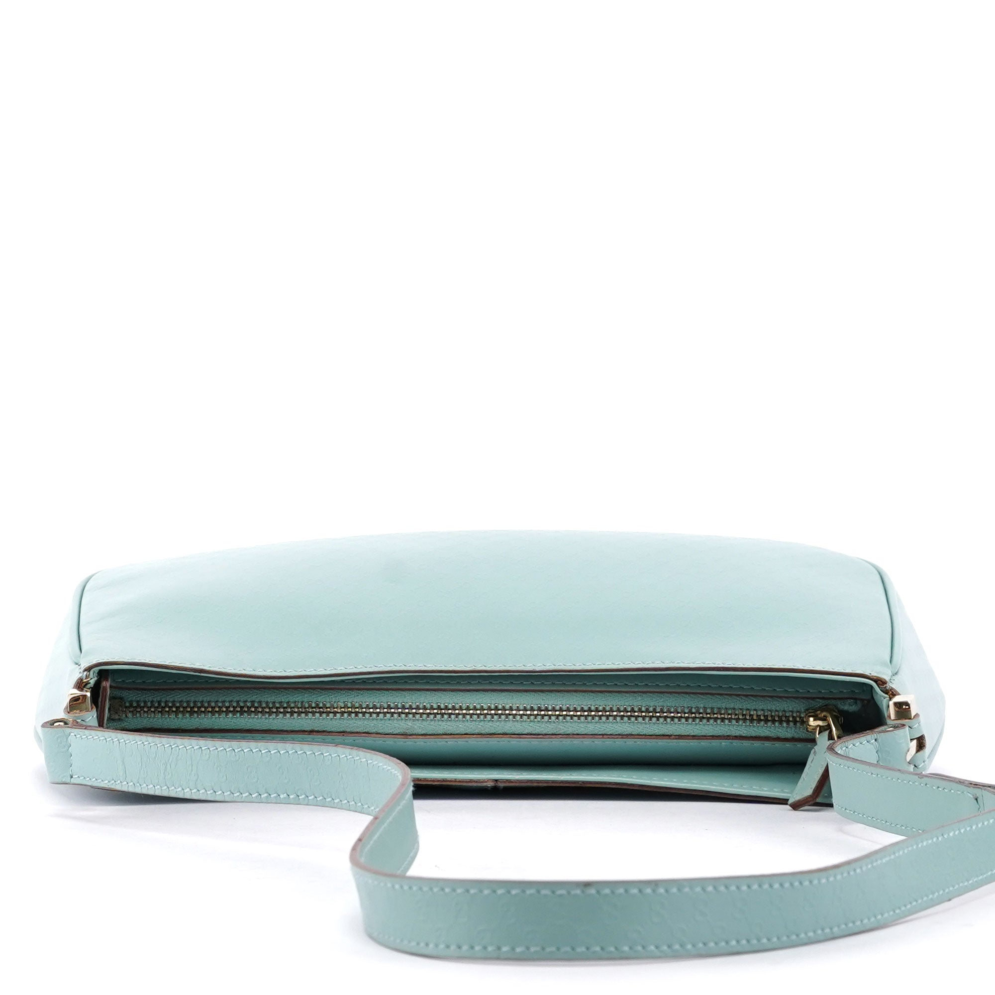 Gucci Sac hobo Micro GG en cuir bleu clair