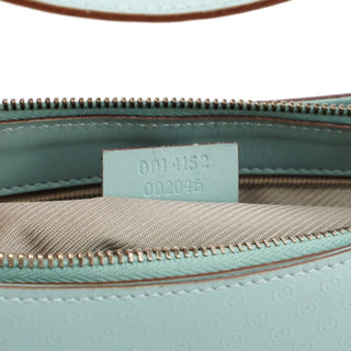 Gucci Light Blue Micro GG Hobo Shoulder Bag