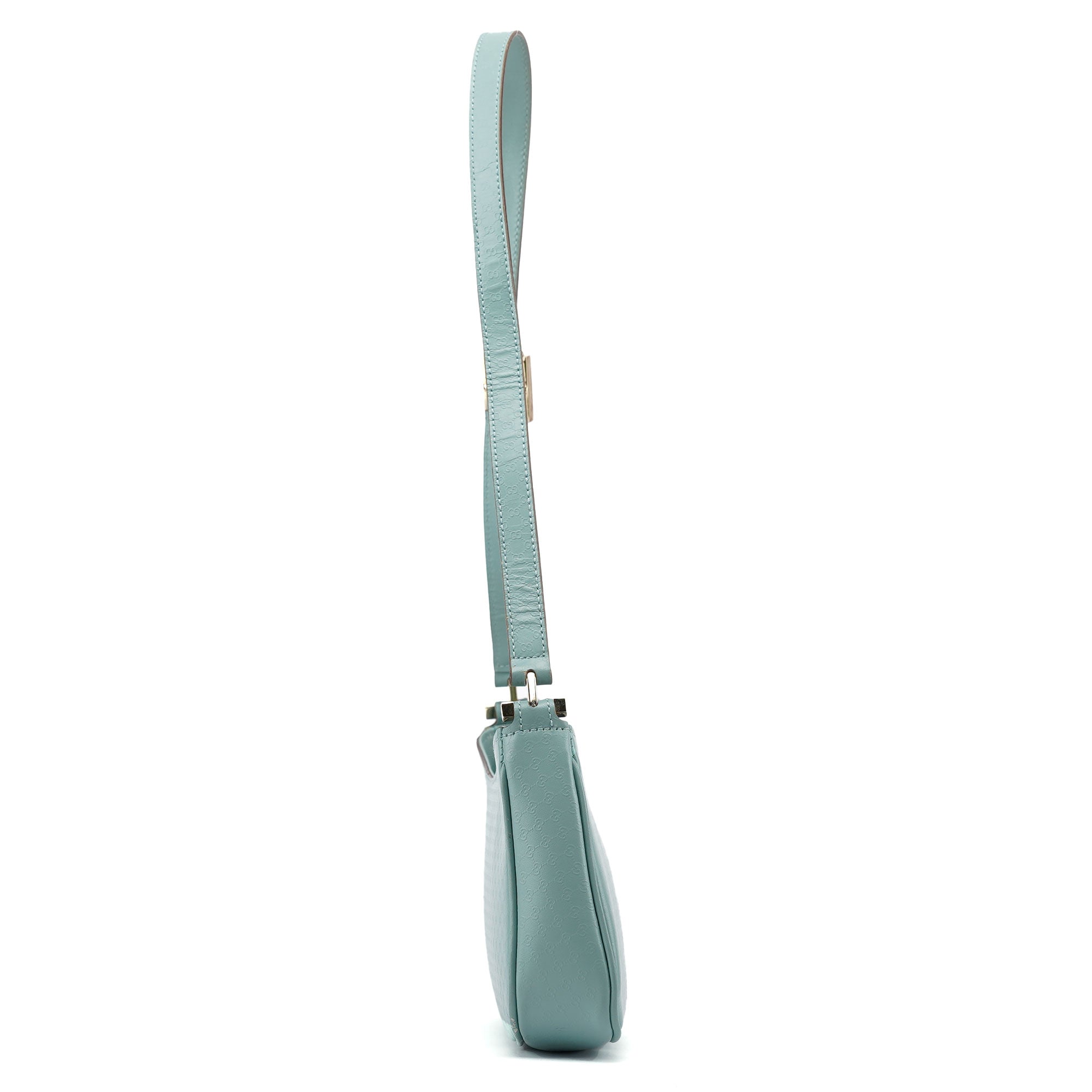 Gucci Light Blue Micro GG Shoulder Bag