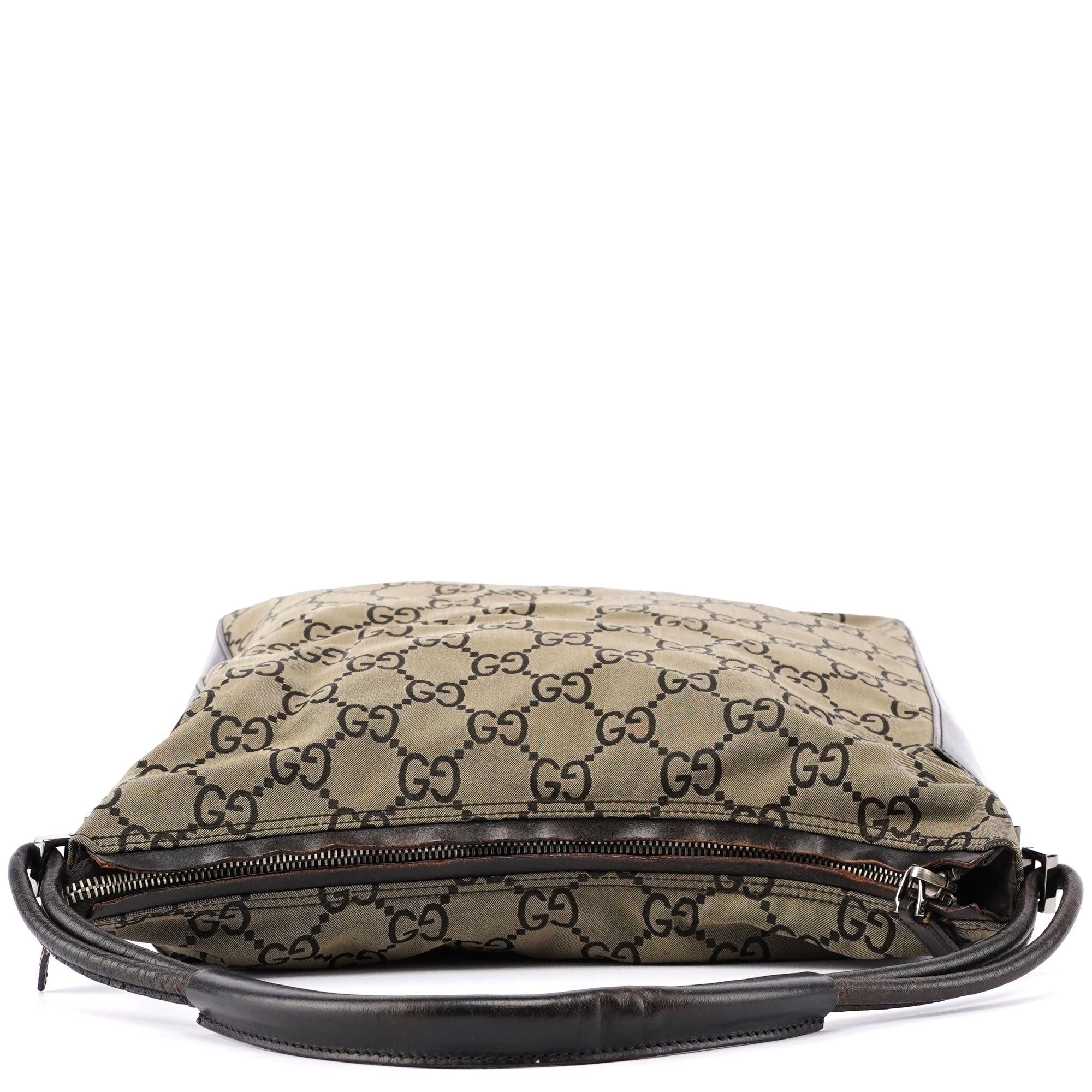 Gucci Sac porté épaule en toile GG marron clair