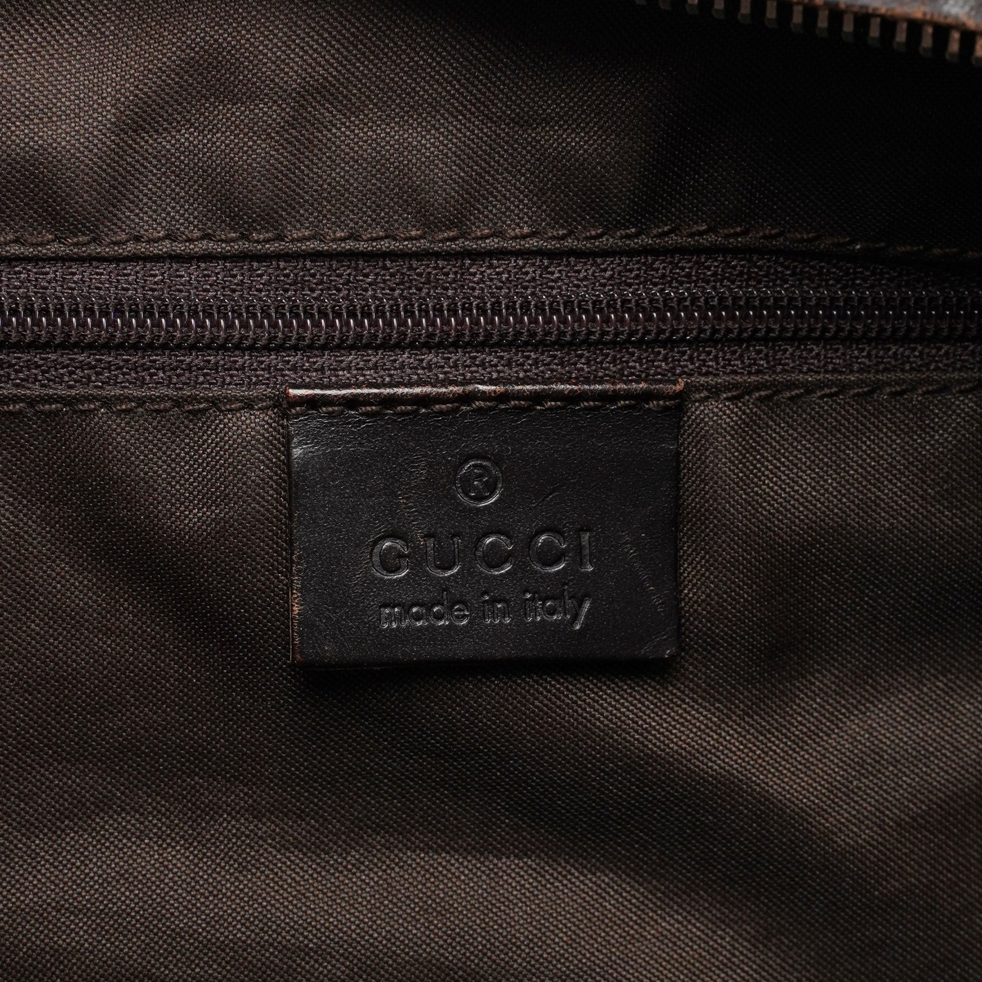 Gucci Sac porté épaule en toile GG marron clair