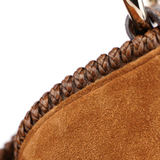 Gucci Light Brown Suede Horsebit Hobo