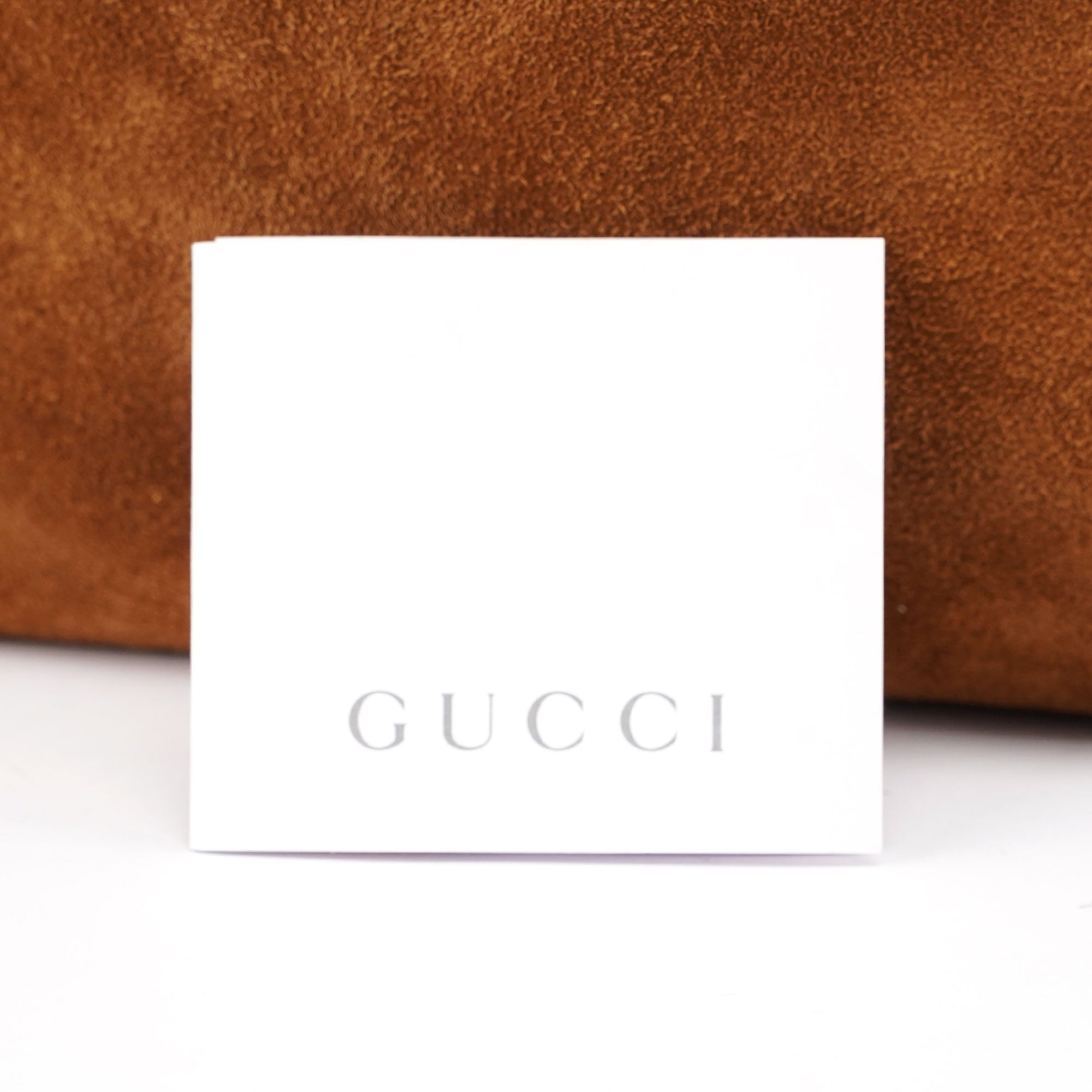 Gucci Light Brown Suede Horsebit Hobo