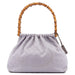 Gucci Lilac GG Bamboo Dual Handle Shoulder Bag