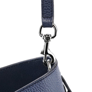 Gucci Navy Blue Leather 2-Way Tote Bag