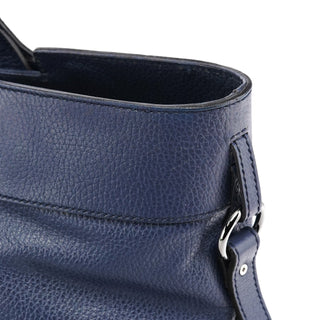 Gucci Navy Blue Leather 2-Way Tote Bag