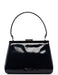 Gucci Navy Patent Leather Clutch Shoulder Bag