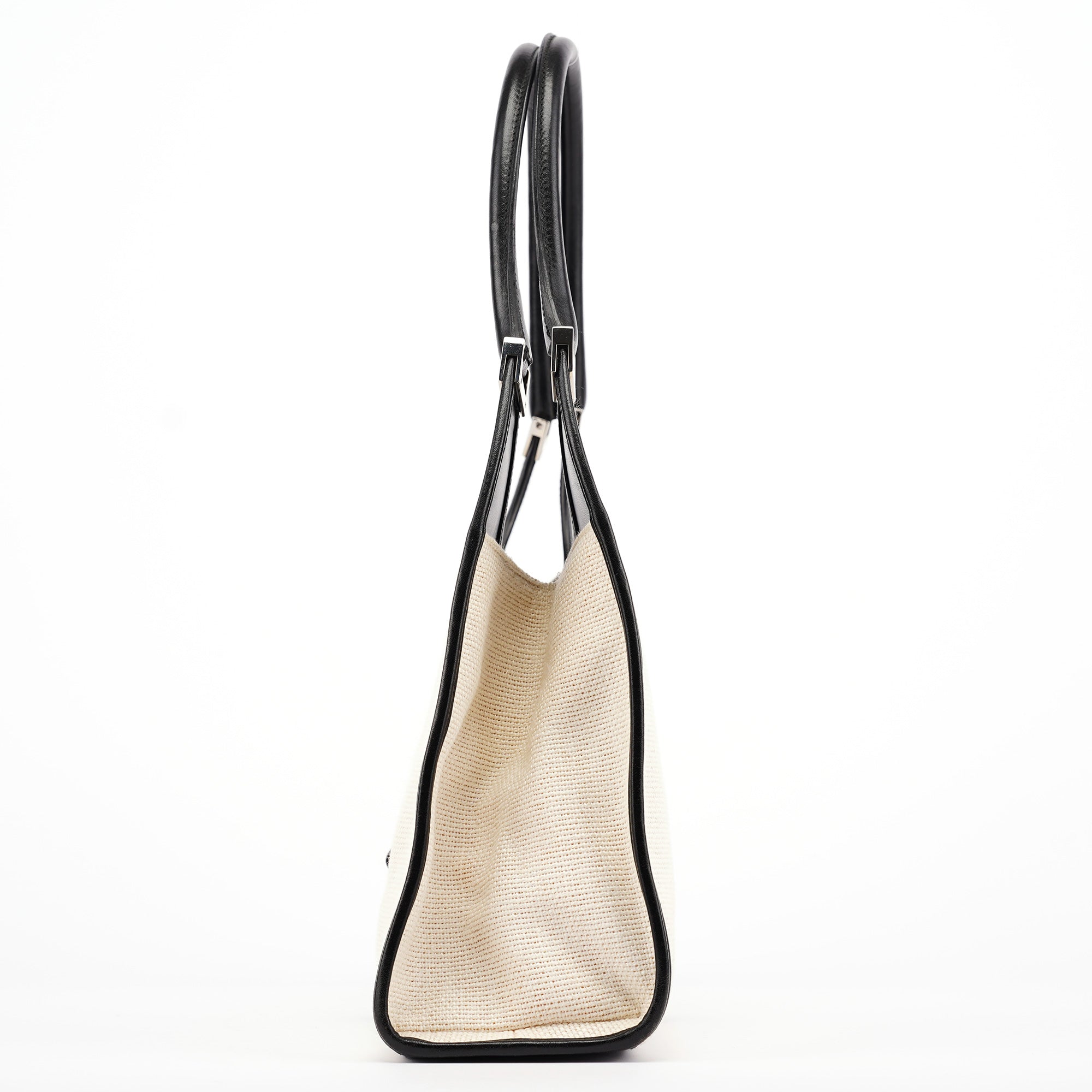 Gucci Off-White Canvas Jackie Shoulder Bag