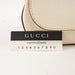 Gucci Off-White Leather Bamboo Shoulder Bag