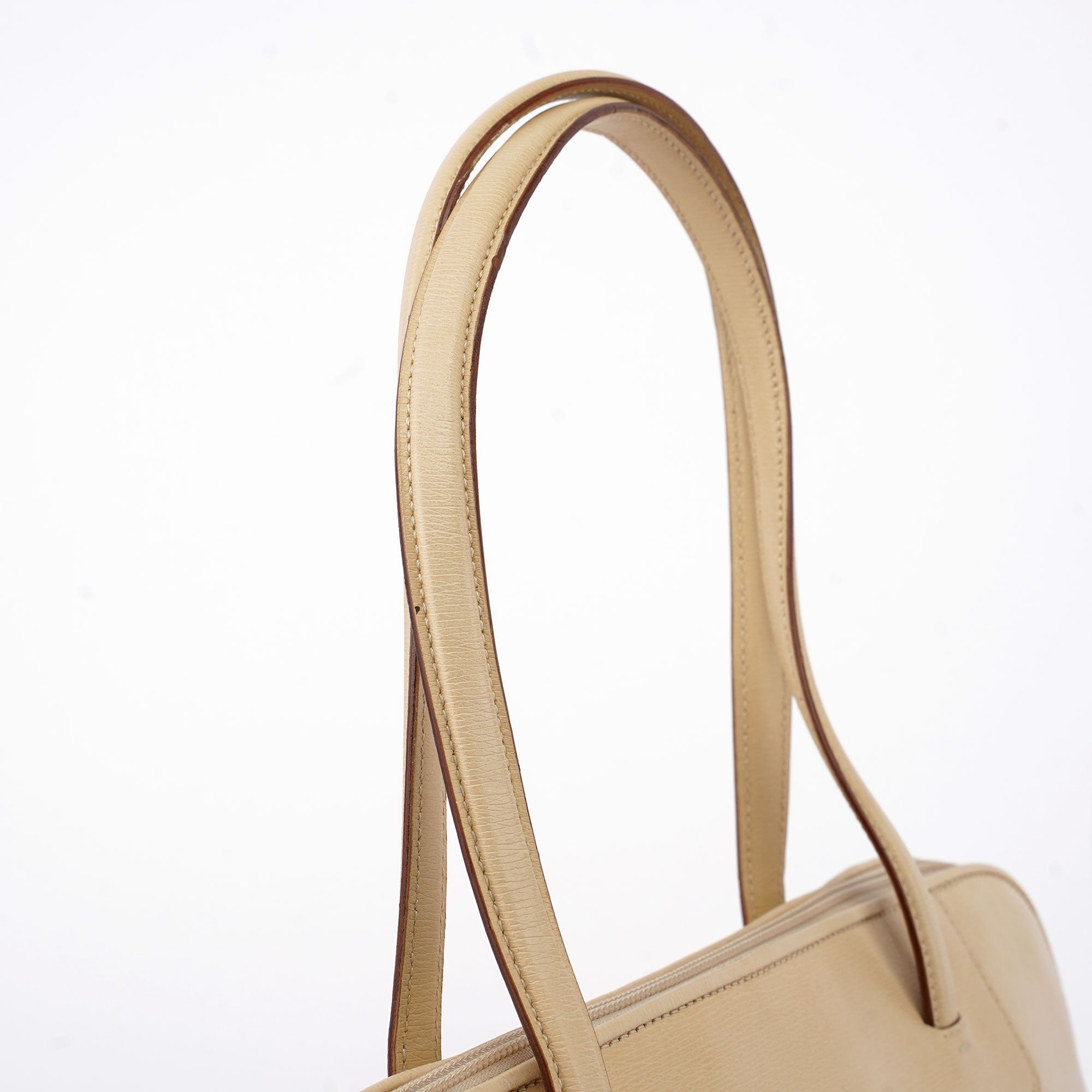 Gucci Off-White Leather Tote