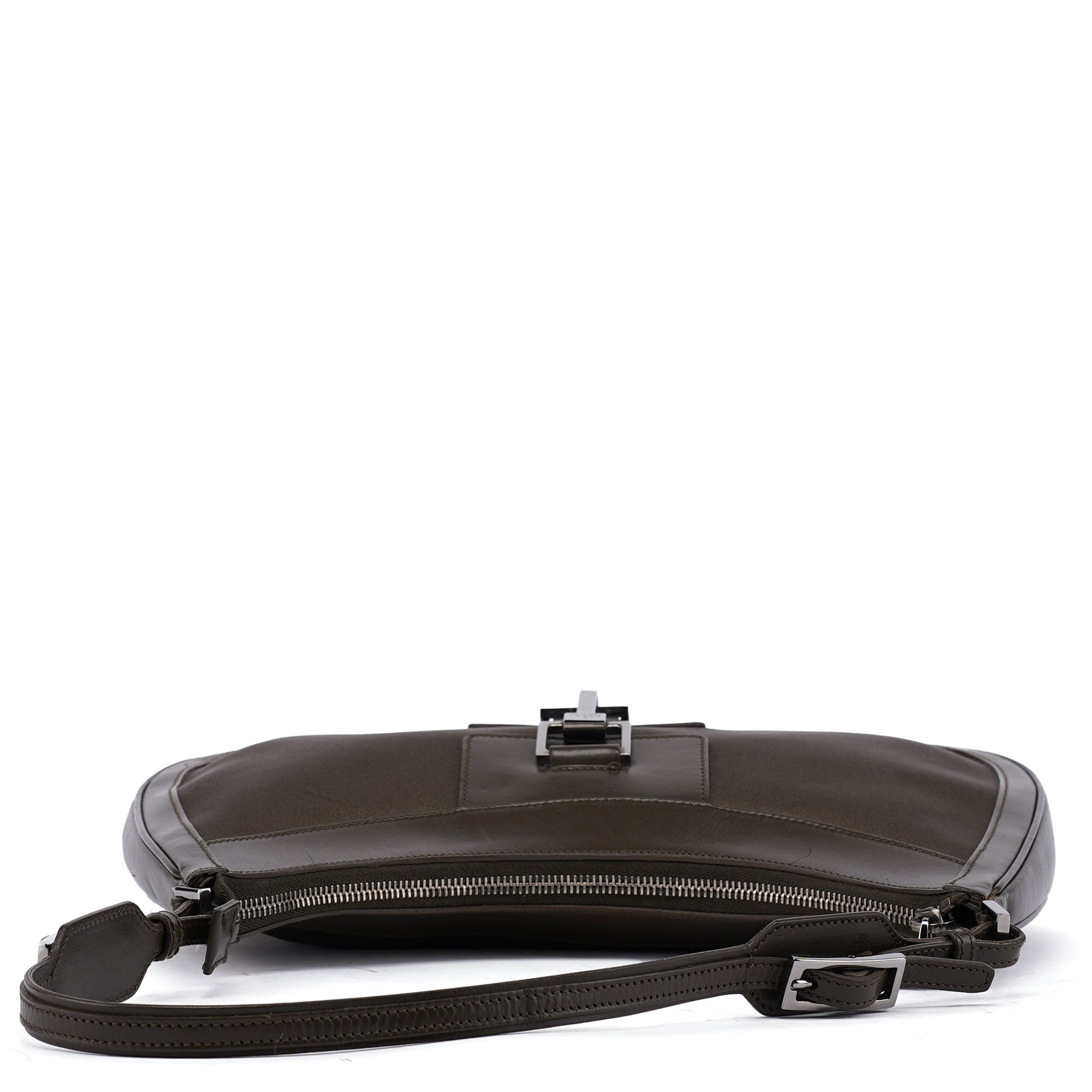 Gucci Olive Satin Jackie Shoulder Bag