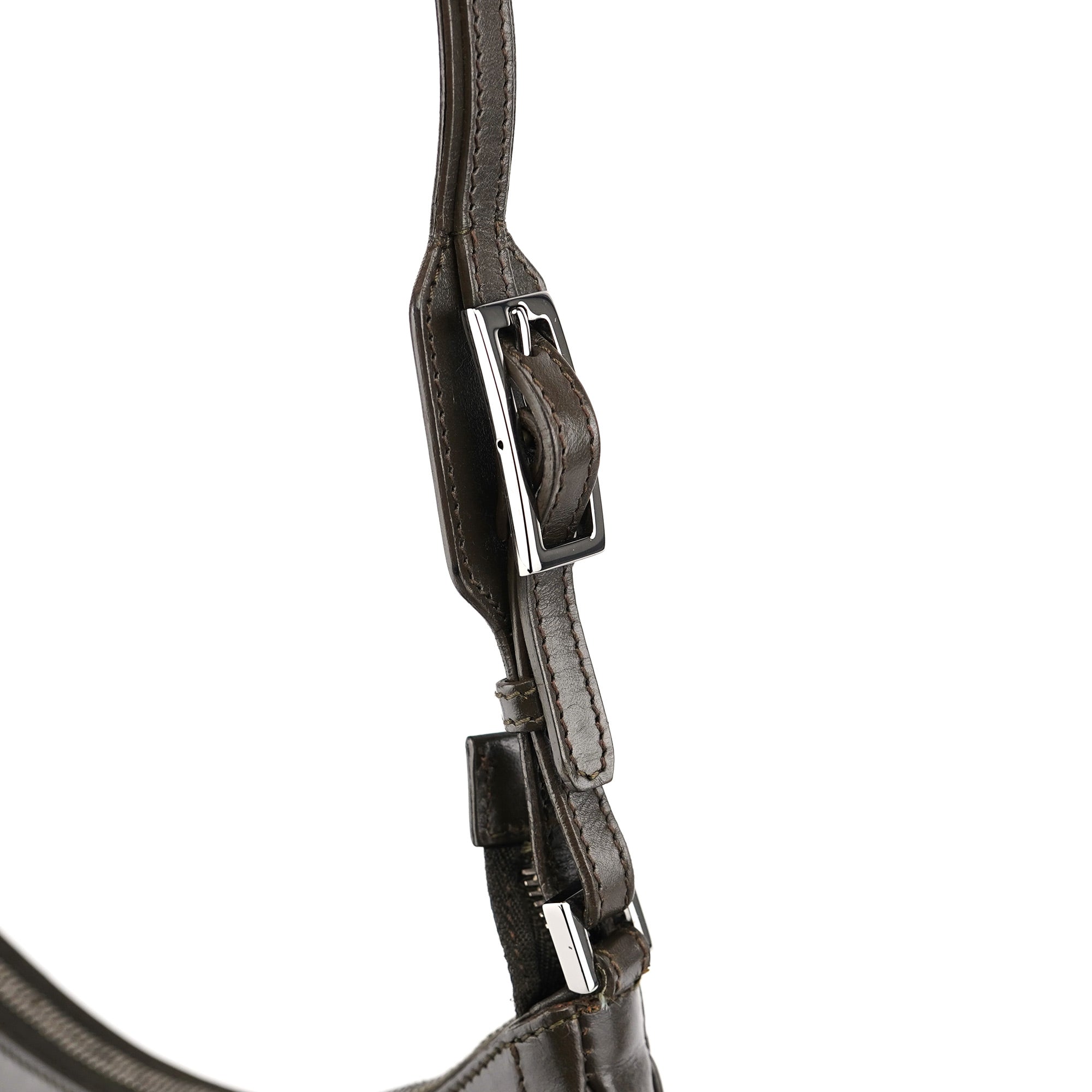 Gucci Olive Satin Jackie Shoulder Bag
