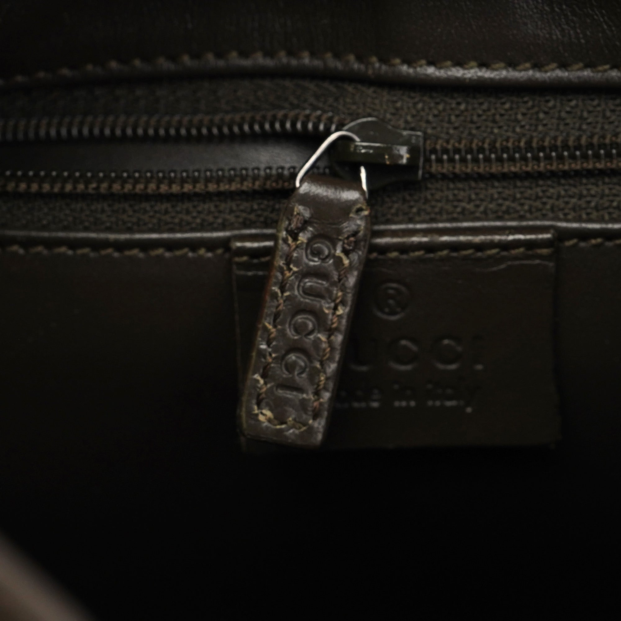 Gucci Olive Satin Jackie Shoulder Bag