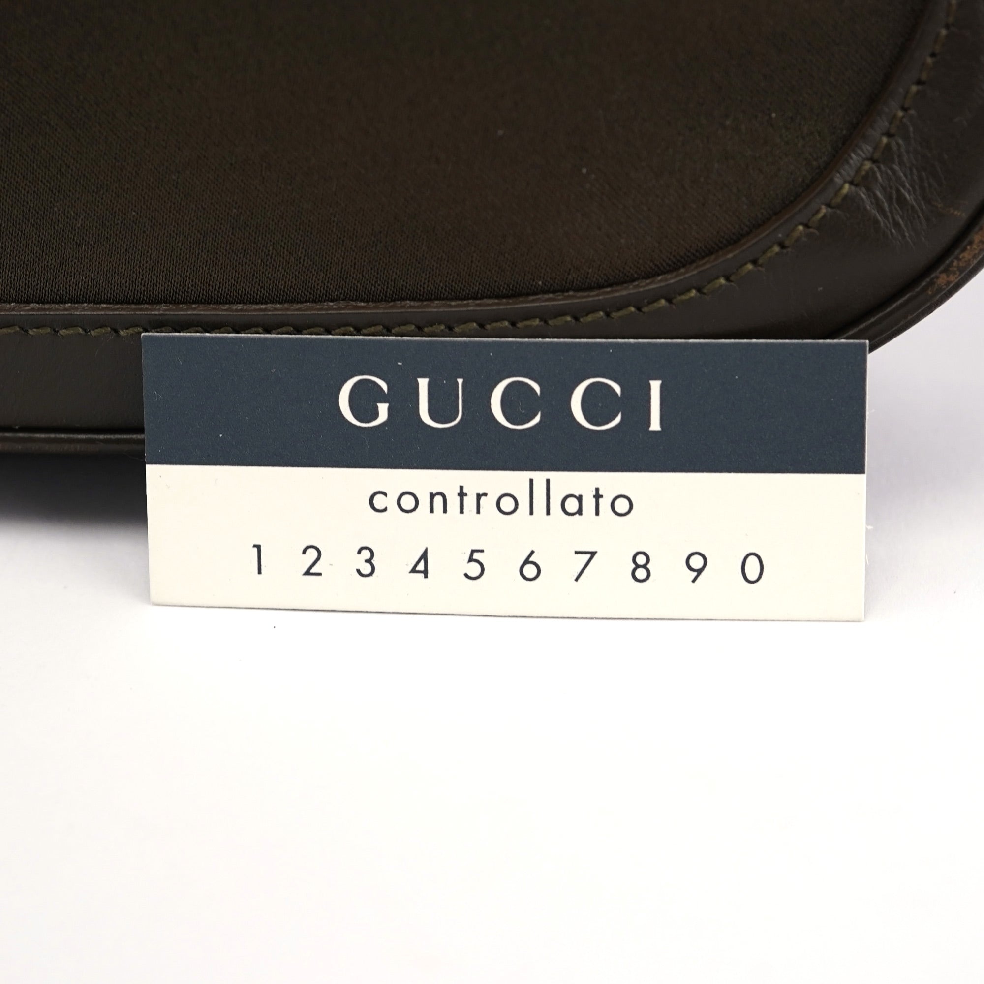 Gucci Olive Satin Jackie Shoulder Bag