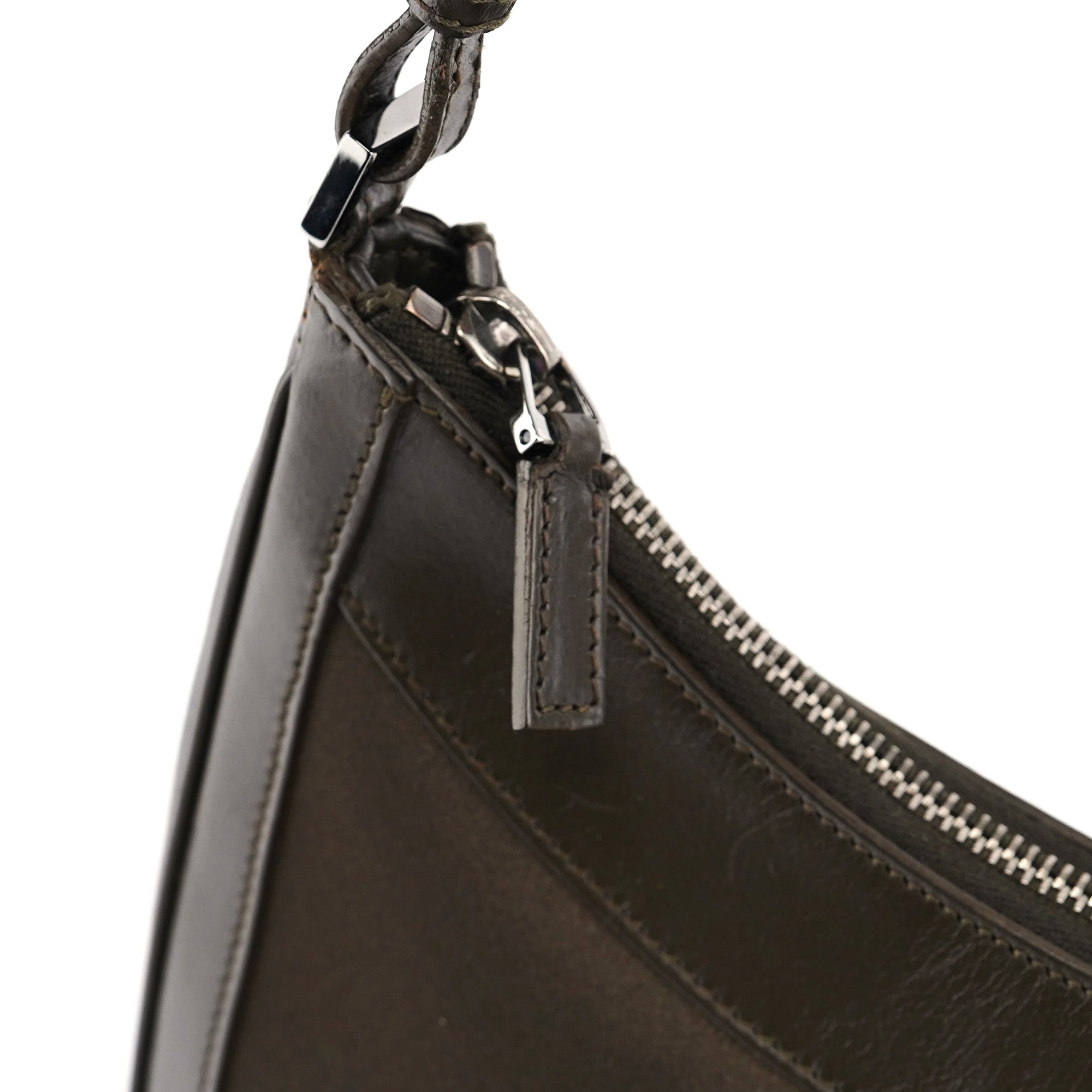 Gucci Olive Satin Jackie Shoulder Bag