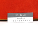 Gucci Orange Suede Boat Pochette