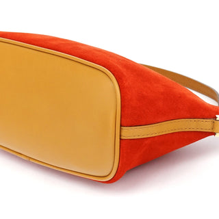 Gucci Orange Suede Boat Pochette