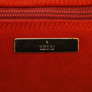 Gucci Orange Suede Boat Pochette