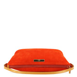 Gucci Orange Suede Boat Pochette