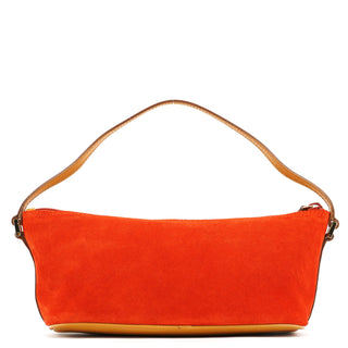 Gucci Orange Suede Boat Pochette