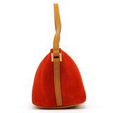 Gucci Orange Suede Boat Pochette