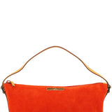 Gucci Orange Suede Boat Pochette