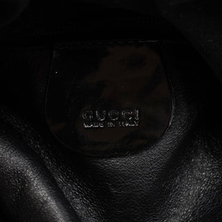 Gucci Patent Leather Quilted Bamboo Buckle Bag