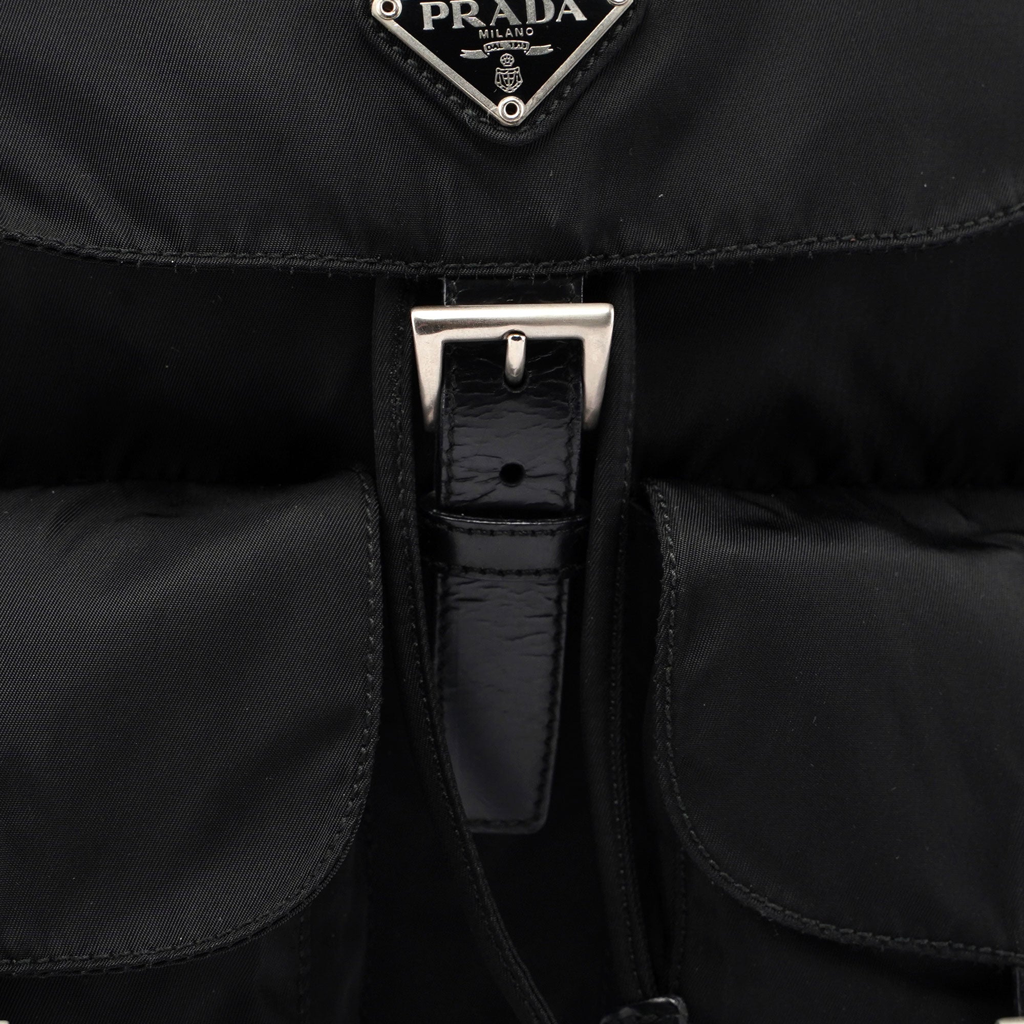 Gucci Sac à dos Prada en nylon noir