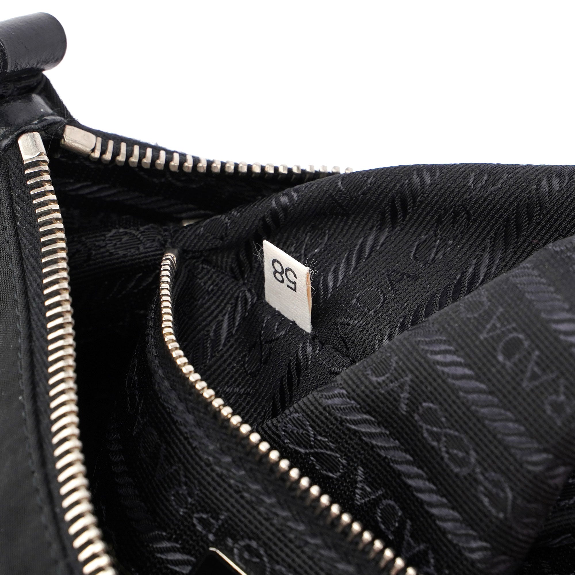 Gucci Prada Black Tessuto Leather Shoulder Bag