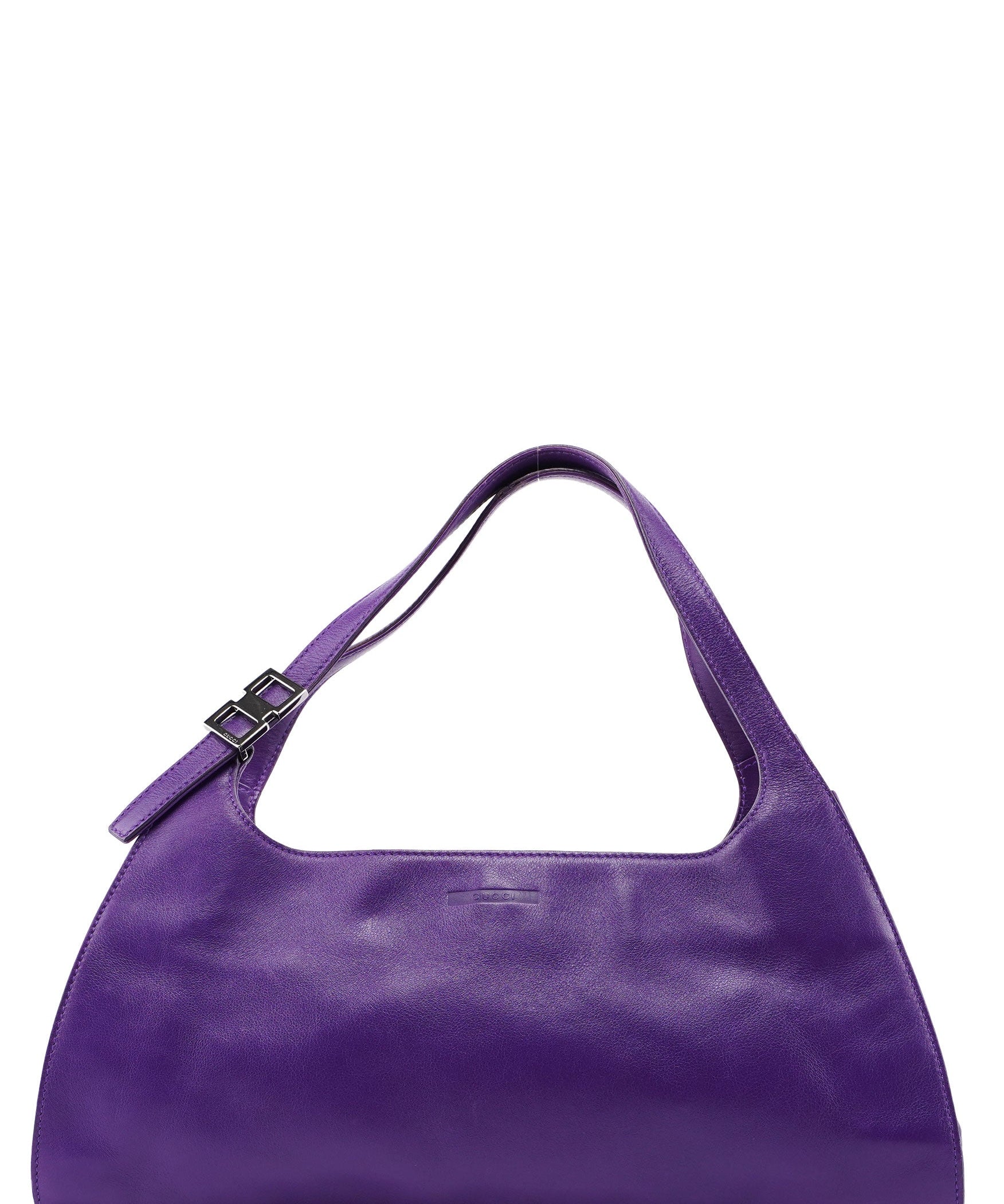 Gucci Borsa a spalla in pelle di vitello viola