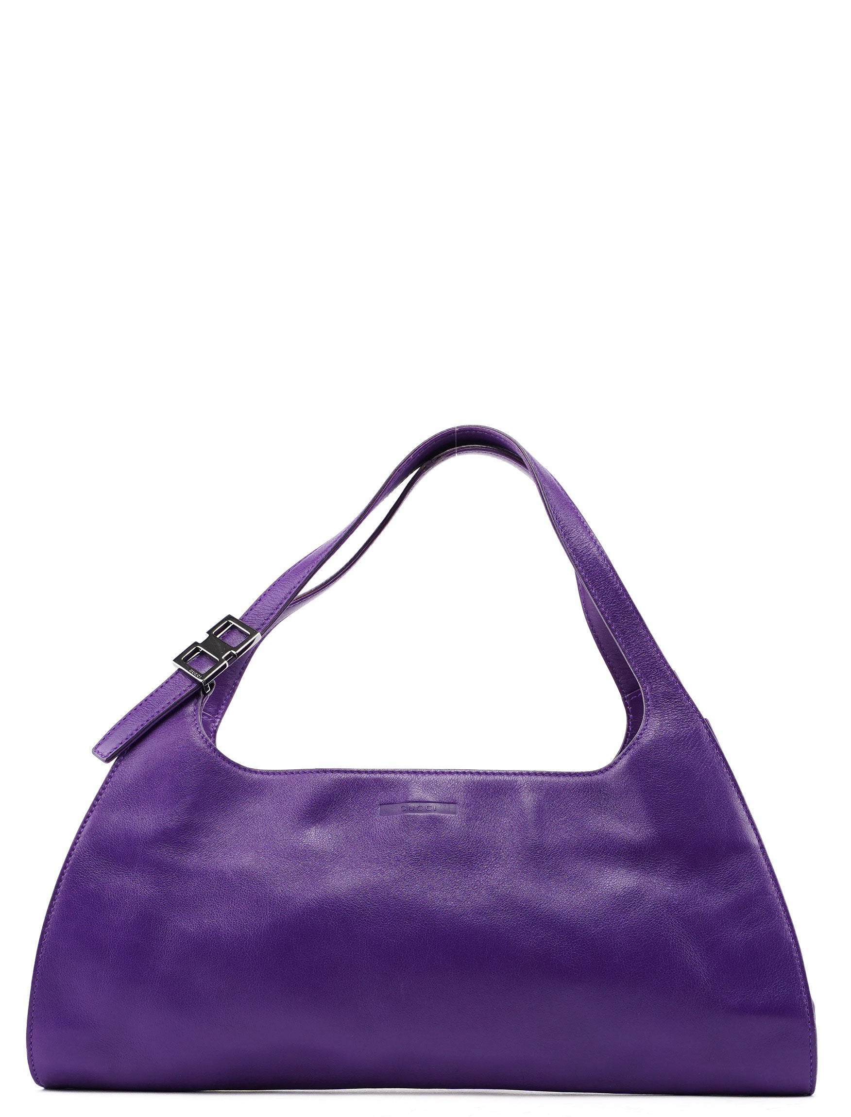 Gucci Purple Calfskin Shoulder Bag