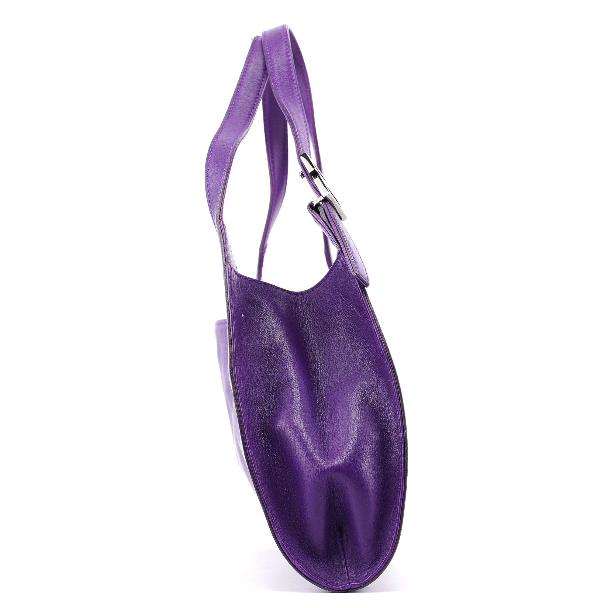 Gucci Purple Calfskin Shoulder Bag