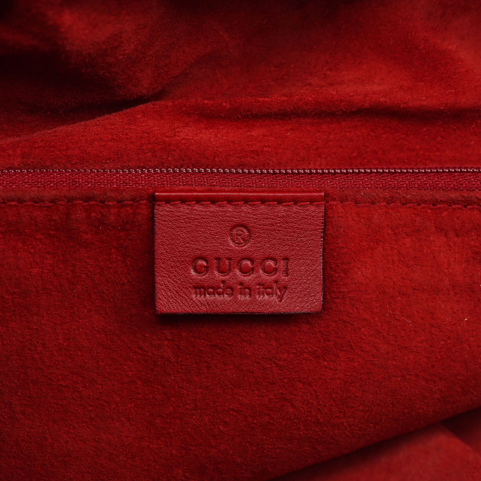 Gucci Red Calfskin Handbag