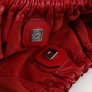 Gucci Red Calfskin Handbag