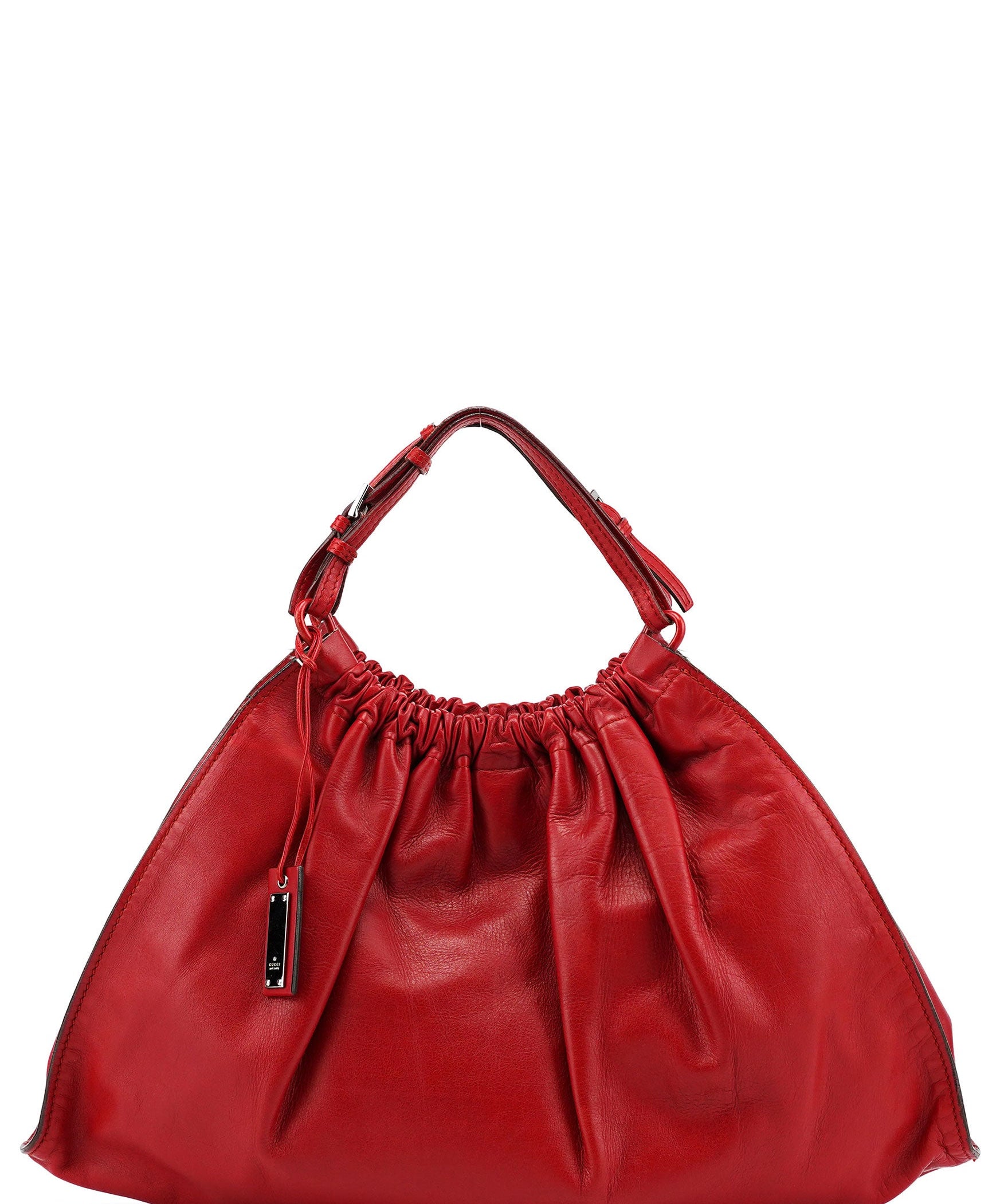 Gucci Red Calfskin Handbag