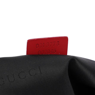 Gucci Red Calfskin Hobo Shoulder Bag